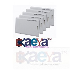 OkaeYa Set Of 100 RFID Cards For Time Attendance Or Access Control System Having RFID